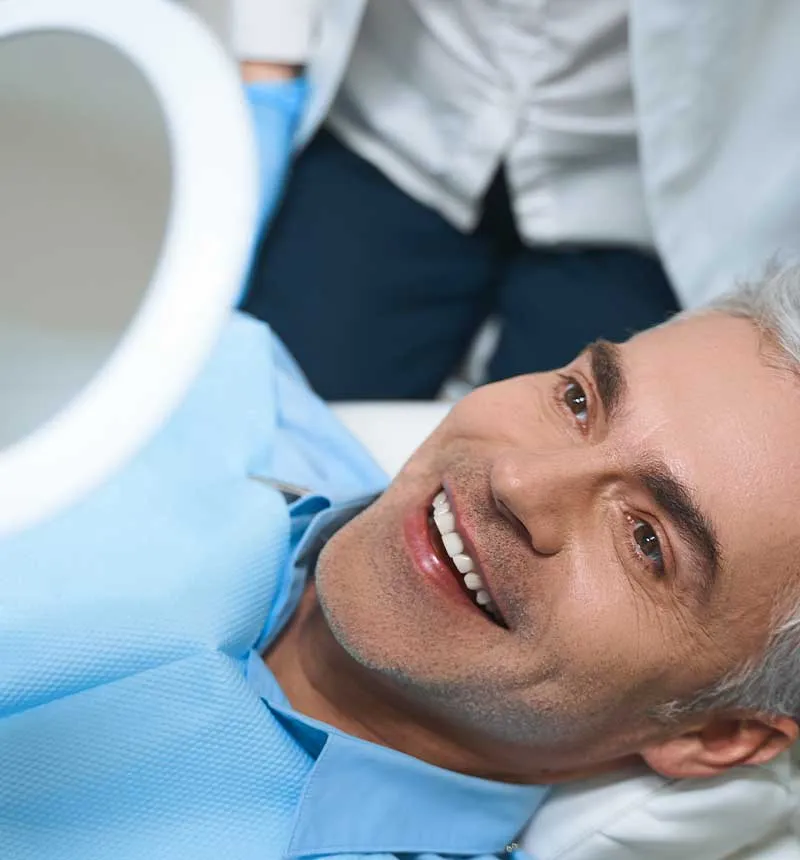 Single dental implant placement for missing tooth in Phoenix